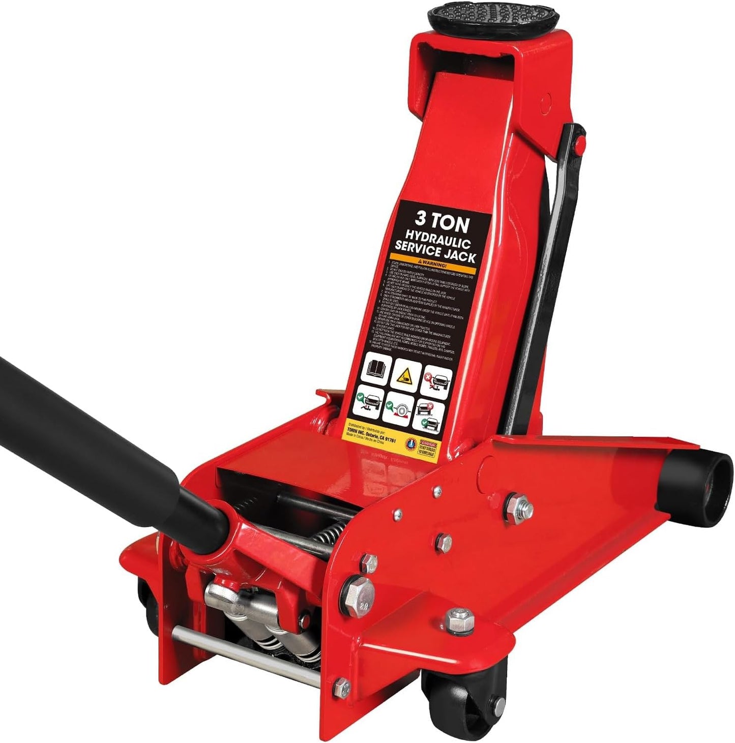 ZARECI™ Ultra-Low Profile 3-Ton Floor Jack