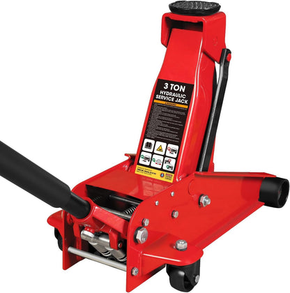 ZARECI™ Ultra-Low Profile 3-Ton Floor Jack