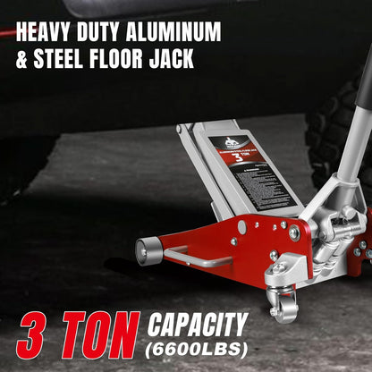 ZARECI™ 3-Ton Ultra-Low Profile Hydraulic Floor Jack